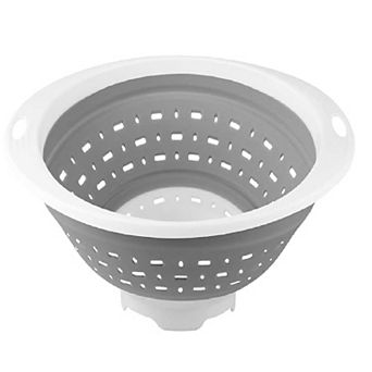 Heavy Duty 5-qt Collapsible Colander & Strainer for Pasta, Veggies, & Fruits