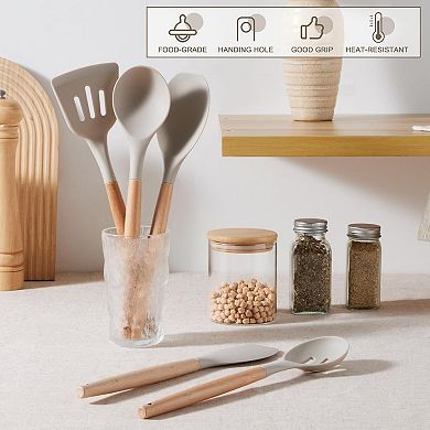 10-Piece Silicone Kitchen Utensil Set