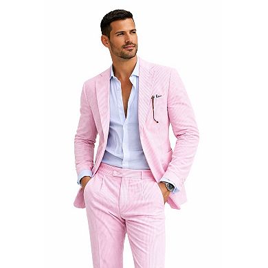 Mens Breathable Slim Suit