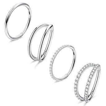 Double Hoop Piercing Set