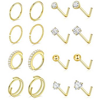 Surgical Steel Nose Jewelry for Piercings