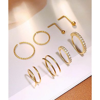 Surgical Steel Nose Jewelry for Piercings