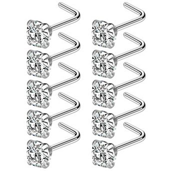 Surgical Steel Nose Stud Set