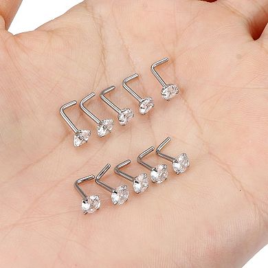 Surgical Steel Nose Stud Set