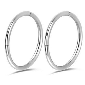 Titanium Nose Ring Hoop Pack