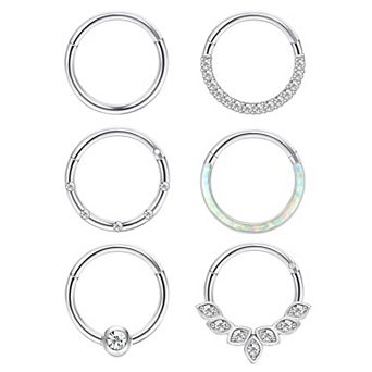Surgical Steel Nose Hoop Set