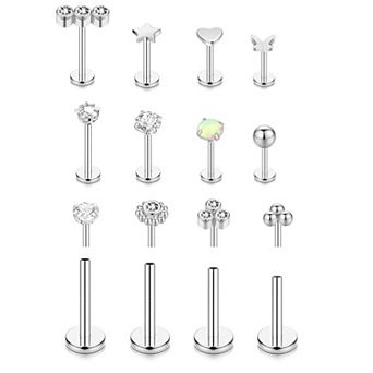 Surgical Steel Stud Earring Set