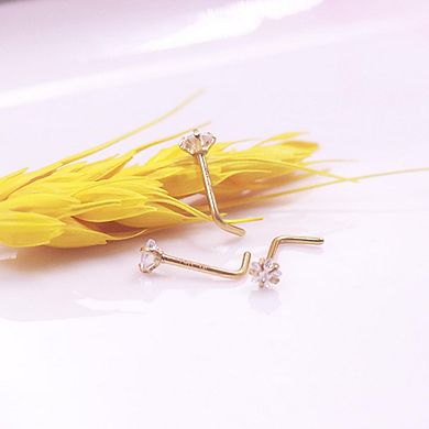 3Pcs 14K Gold Filled Nose Studs Set