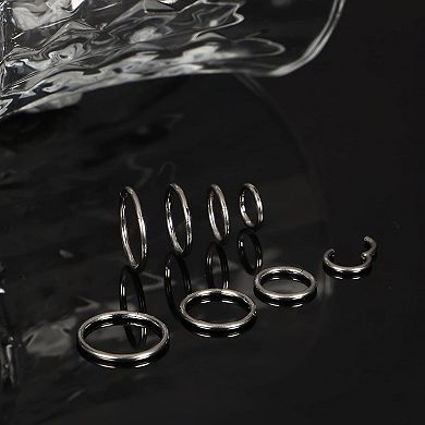 8 Piece Titanium Nose Ring Set