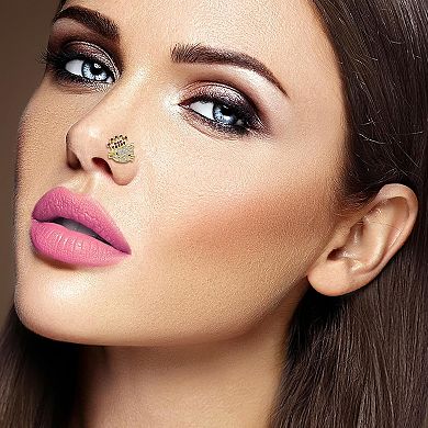 18Pcs Gold Nose Ring Set