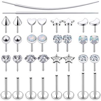 Surgical Steel Nose Piercing Set