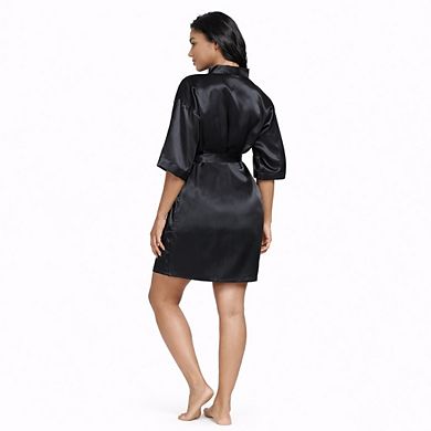 Women Elegant Satin Robe