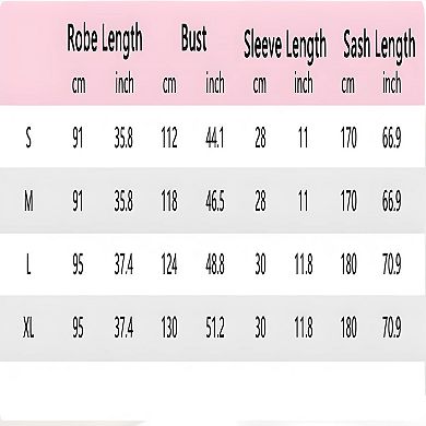 Women Elegant Satin Robe