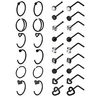 Surgical Steel Nose Piercing Set