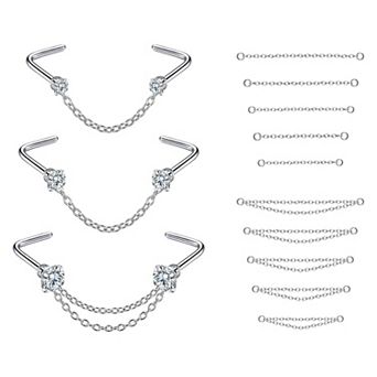 Surgical Steel Nose Piercing Set