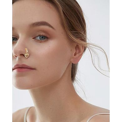 8 PCS Dangle Nose Ring Set