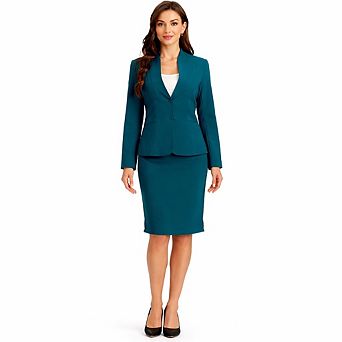 Women Chic Pencil Skirt Suit
