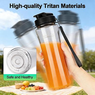 500W Personal Smoothie Blender 4-Blade Portable Cup Juice Maker set of 2