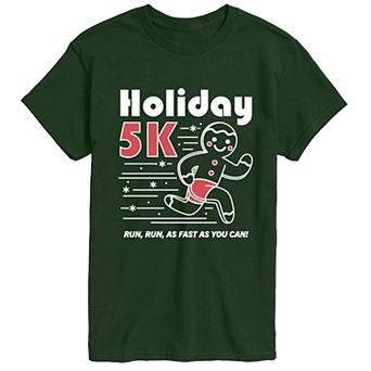 Men's Holiday 5K Gingerbread Man Short Sleeve Graphic T-Shirt