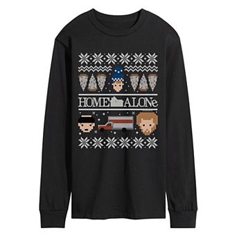 Men's Disney's© Home Alone Ugly Christmas Sweater Long Sleeve Graphic T-Shirt