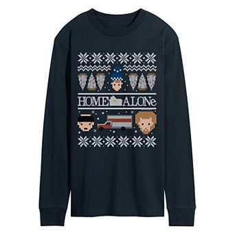 Men's Disney's© Home Alone Ugly Christmas Sweater Long Sleeve Graphic T-Shirt