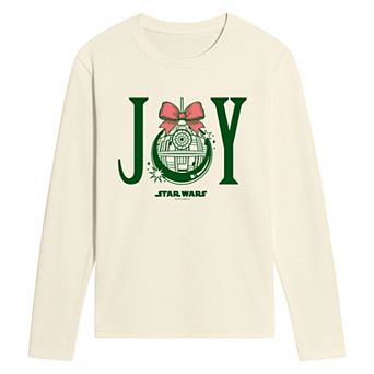 Men's Star Wars Joy Death Star Graphic Long Sleeve T-Shirt
