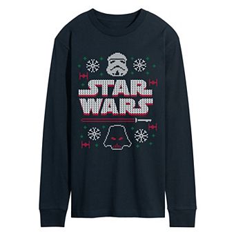 Men's Star Wars Stormtrooper & Darth Vader Graphic Long Sleeve T-Shirt