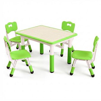 Kids Table and 4 Chair Set