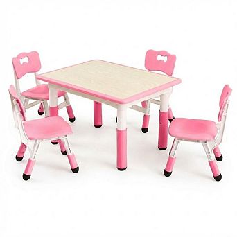 Kids Table and 4 Chair Set