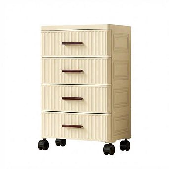 4 tier Plastic Storage Drawer Cart
