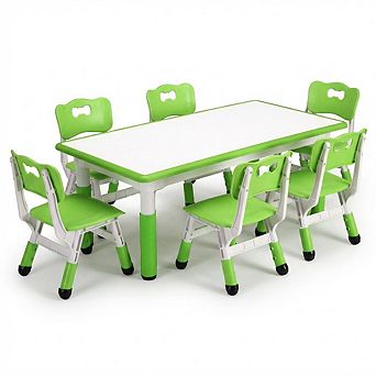 Kids Table and 6 Chair Set