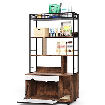 Hidden Cat Litter Box Enclosure Furniture