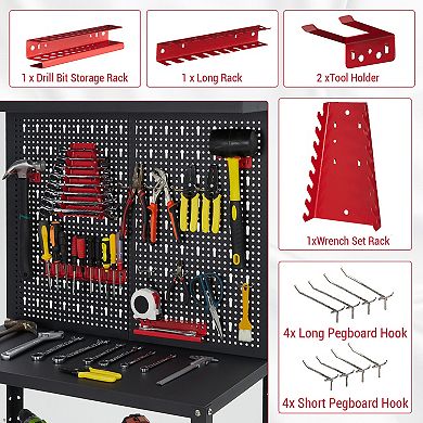 32" Heavy Duty Steel Workbench