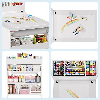 Kids Art Table with 2 Chairs