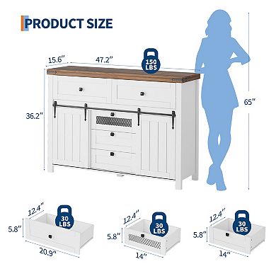 Farmhouse Buffet Cabinet