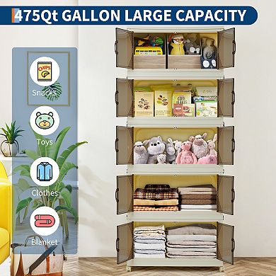 475QT Stackable Storage Bins