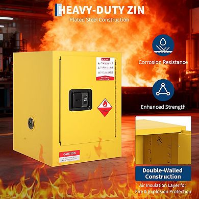 Flammable Storage Cabinet 4 Gallon