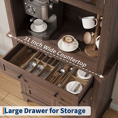 72 in Tall Kitchen Pantry Cabinet