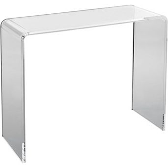 Clear Acrylic Console Table