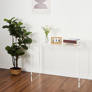 Clear Acrylic Console Table