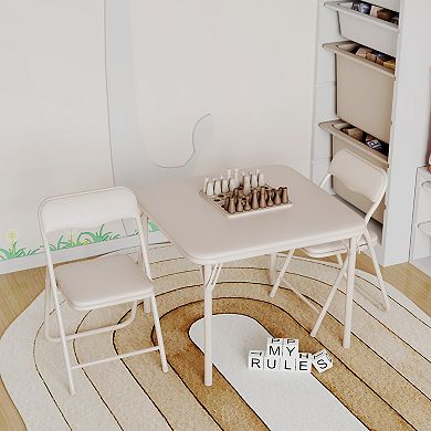 Kids Folding Table and Chair Set of 3