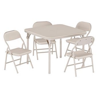 5 pc Boys Girls Folding Table and Chairs Set