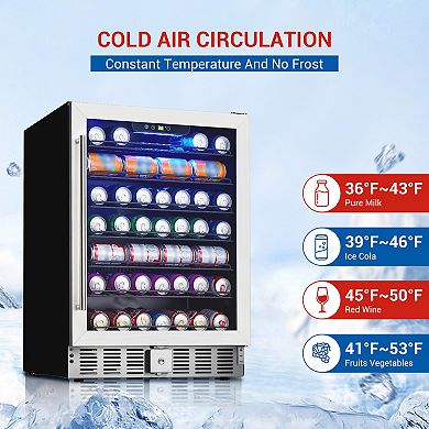 24 in Beverage Refrigerator