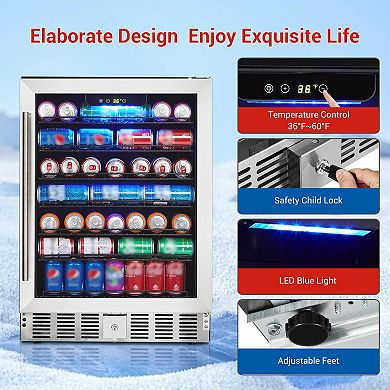 24 in Beverage Refrigerator