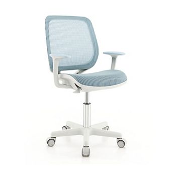 Kids Mesh Desk Chair with Swivel Seat and Adjustable Height