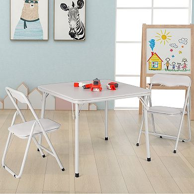 Kids Folding Table and Chairs Set of 3
