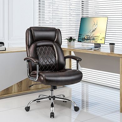 Big and Tall Office Chair with 500 Lb Capacity Adjustable Height