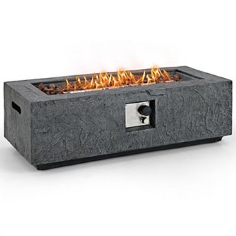 50000 BTU Propane Fire Pit Table with Stainless Steel Burner
