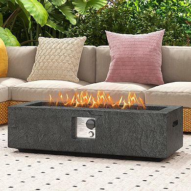 50000 BTU Propane Fire Pit Table with Stainless Steel Burner