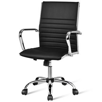 High Back Ergonomic Office Chair with Armrests and Swivel Seat